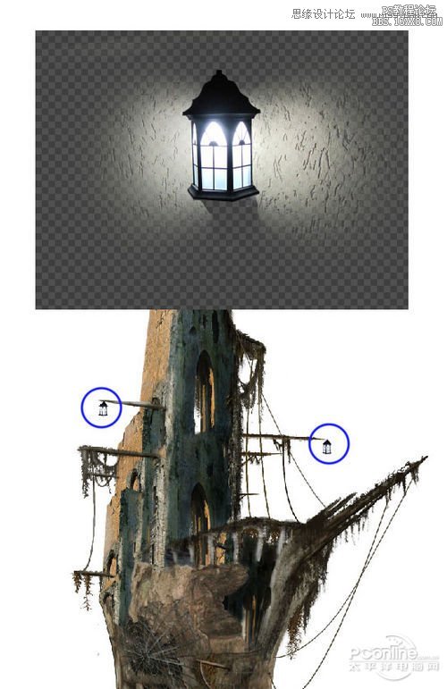 Photoshop合成恐怖效果的幽灵鬼船,PS教程,16xx8.com教程网