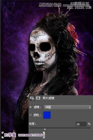 Photoshop合成恐怖效果的魔鬼新娘,PS教程,16xx8.com教程网
