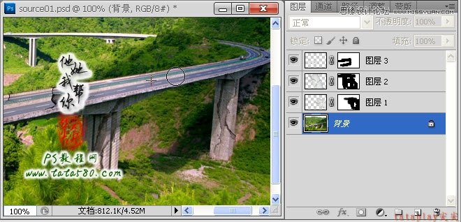 Photoshop合成坍塌的高速公路,PS教程,16xx8.com教程网