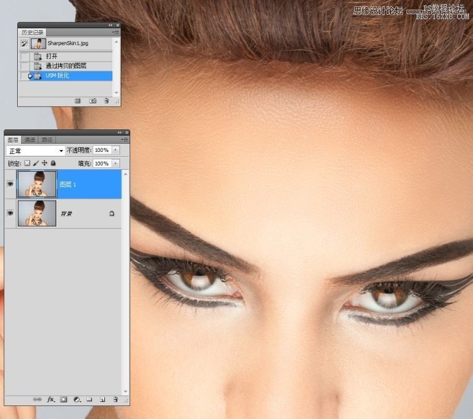 Photoshop详细解析人像锐化的几种方法,PS教程,16xx8.com教程网