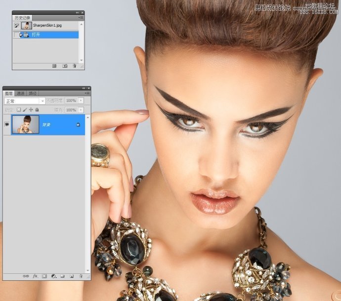 Photoshop详细解析人像锐化的几种方法,PS教程,16xx8.com教程网
