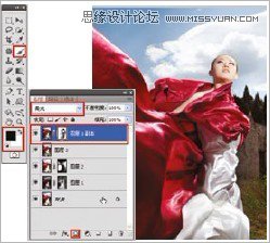 Photoshop修复外景曝光过度的婚纱照片,PS教程,16xx8.com教程网