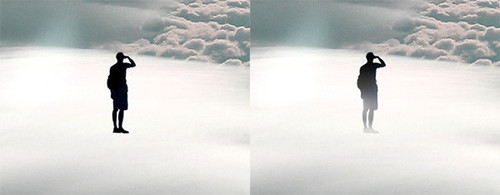 风景海报，设计一张高空云层主题海报