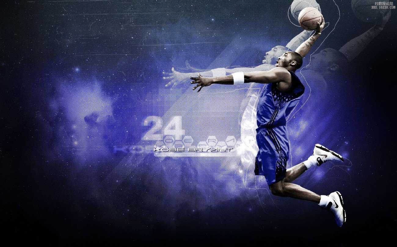 体育海报：设计NBA篮球主题海报实例教程