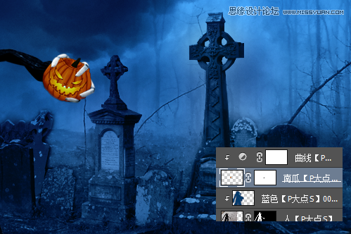 ps做万圣节海报实例教程