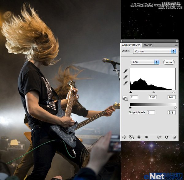 Photoshop设计炫彩的音乐主题海报,PS教程,16xx8.com教程网
