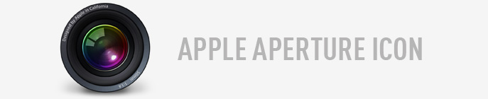 用Ps制作细节完美的Apple Aperture镜头图标