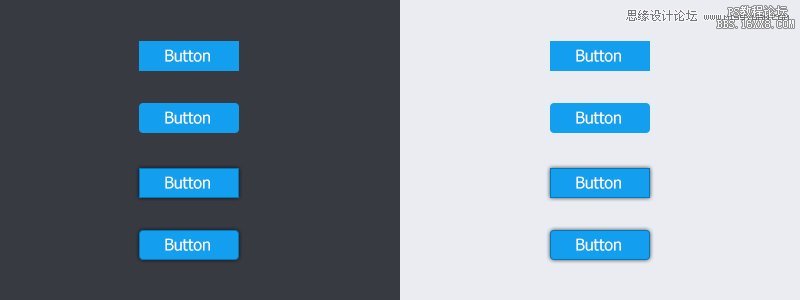 Photoshop通过图层样式制作各式各样的按钮,PS教程,16xx8.com教程网