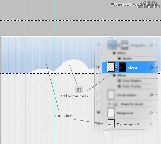 Photoshop设计简洁大方的网页界面,PS教程,16xx8.com教程网