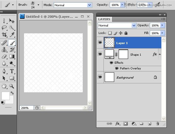 Photoshop中创建多种样式的网格背景图案,PS教程,16xx8.com教程网