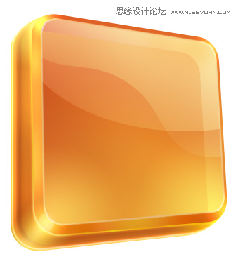 Photoshop制作漂亮的3D橙色玻璃RSS图标,PS教程,16xx8.com教程网