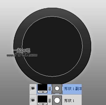 高光质感 按钮 蒙版 描边 ps教程