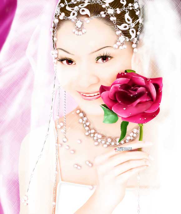 鼠绘人物：用Photoshop鼠绘穿婚纱的新娘