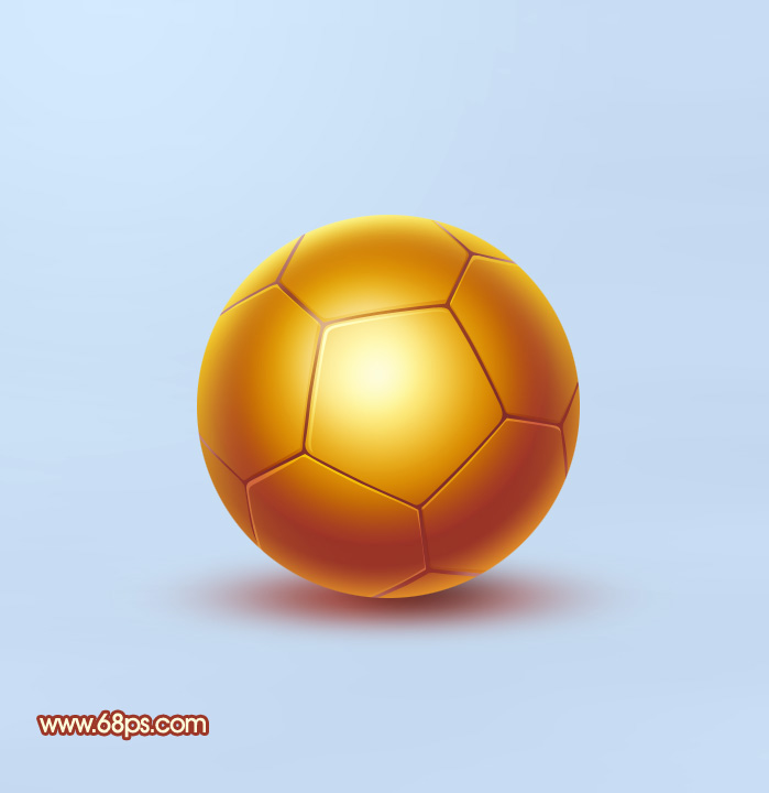 Photoshop鼠绘一个足球