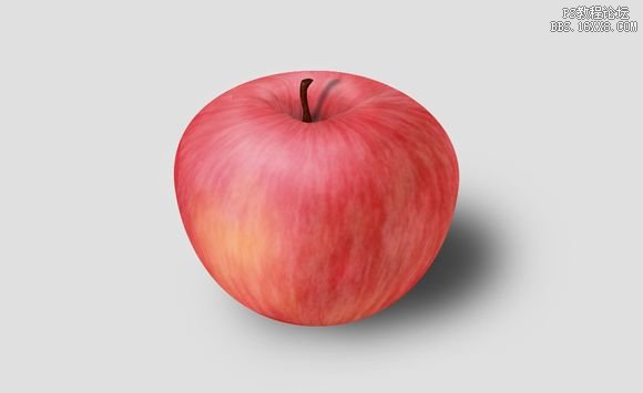 Photoshop鼠绘红苹果教程