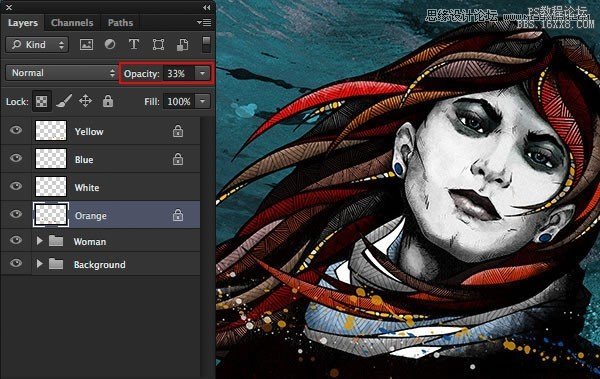 Photoshop绘制复古风格的人物插画教程,PS教程,16xx8.com教程网