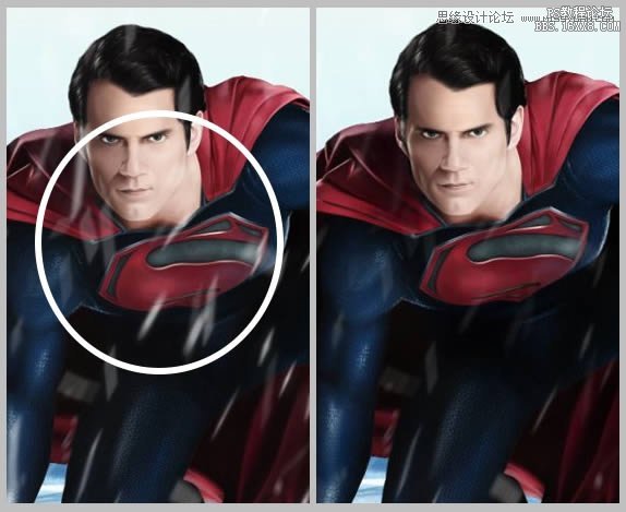 Photoshop详细绘制新版超人形象,PS教程,16xx8.com教程网