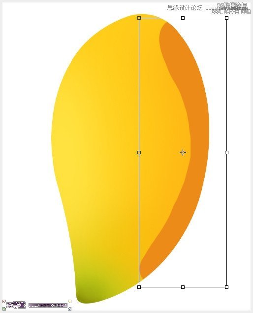 Photoshop鼠绘可口的金色芒果教程,PS教程,16xx8.com教程网