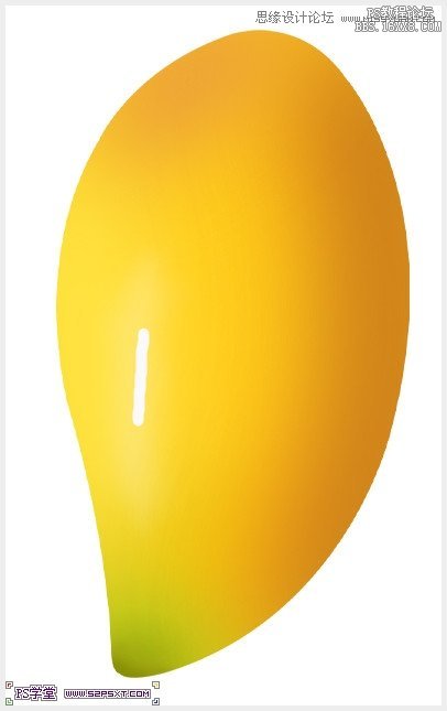 Photoshop鼠绘可口的金色芒果教程,PS教程,16xx8.com教程网