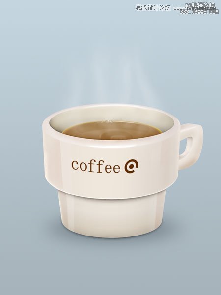 Photoshop鼠绘咖啡杯教程
