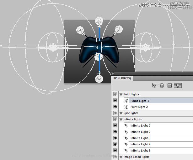 Photoshop绘制蓝色风格的游戏手柄,PS教程,16xx8.com教程网