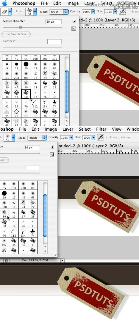 Photoshop结合AI绘制质感超强的标签,PS教程,16xx8.com教程网
