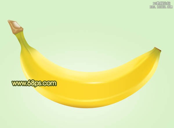 Photoshop制作一只逼真的香蕉照片