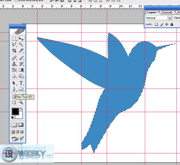 Colorful Humming Bird B Make Colorful Humming Bird Vector in Photoshop