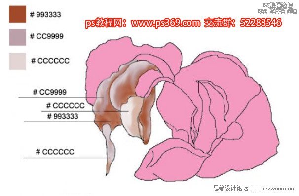 Photoshop绘制母亲节康乃馨教程,PS教程,思缘教程网