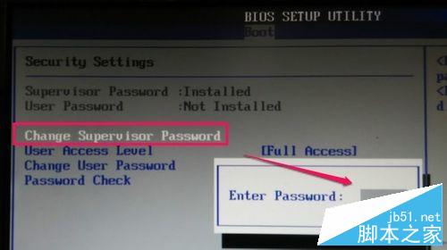 怎样设置或取消BIOS开机密码