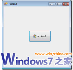 Win7编程：在按钮中加入管理员权限运行盾牌图标