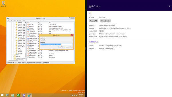 windows8.1withBing截图曝光 用于9英寸或更小设备安装1