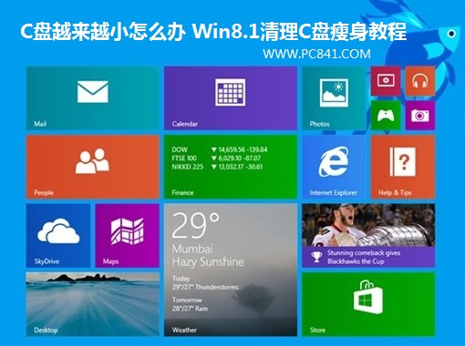 Win8.1清理C盘瘦身