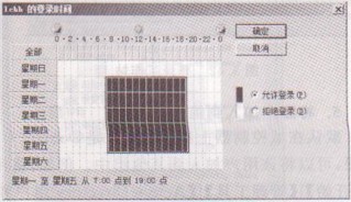 XP操作系统设置登录时间的限制