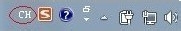 Win 7输入法前CH图标的删除方法