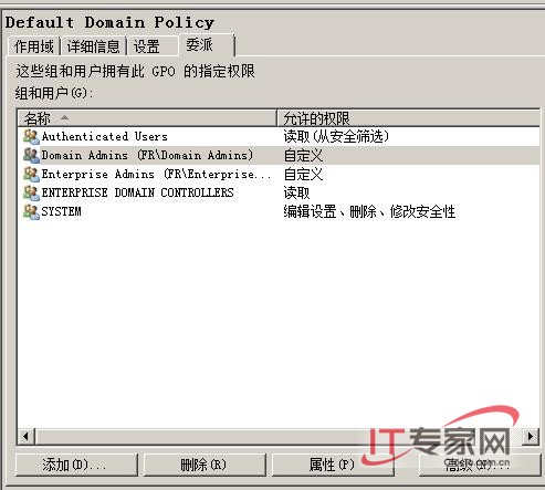 Windows Server 2008域环境下组策略