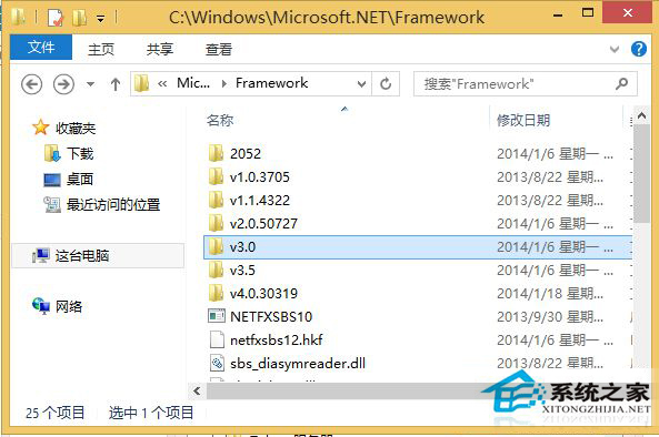 怎么查看Windows8系统有没有安装.net framework