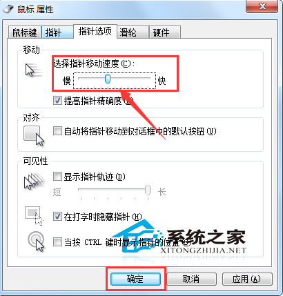 Win7系统鼠标灵敏度怎么调