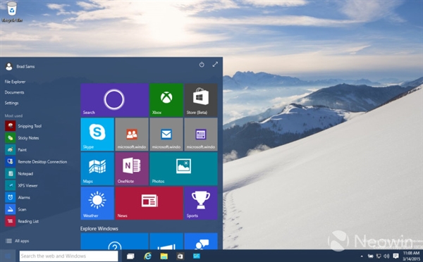 Windows 10半透明开始屏幕：简直没法看