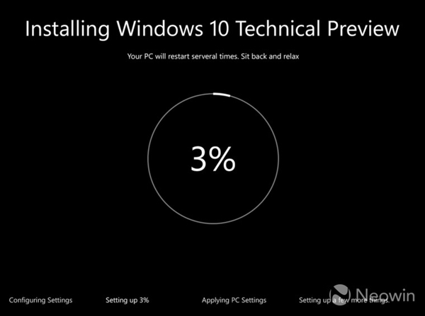 Windows 10安装界面大变
