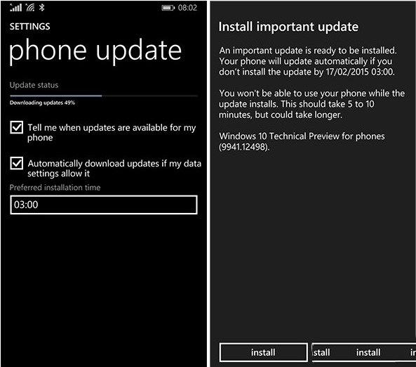 wp8.1升级win10手机预览版图文详细教程