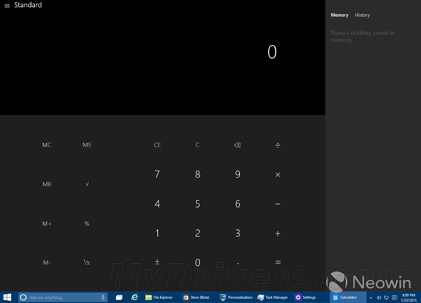 酷！Windows 10计算器焕然一新