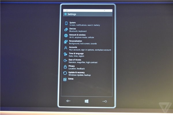 Windows 10手机全方位展示：触摸Office、通用应用