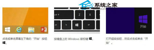  Win8系统转到开始屏幕的3种方法