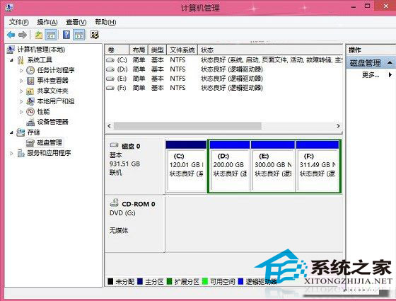  Win8.1系统下如何对磁盘进行分区