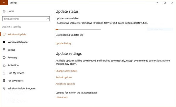 微软发布KB4015438修复此前更新中存在的问题