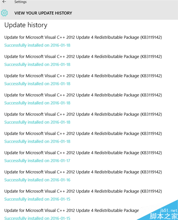 Windows 10 KB3119142补丁诡异：成功安装无数遍