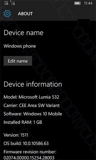 Win10 Mobile 10586.63截图曝光：或为正式推送版本