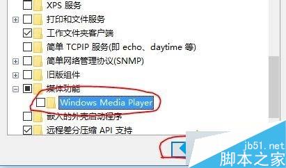Win10系统删除Windows Media Player12的步骤5.2