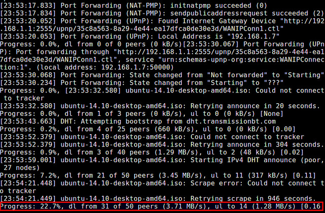 在Linux的命令行中使用BitTorrent进行下载的教程